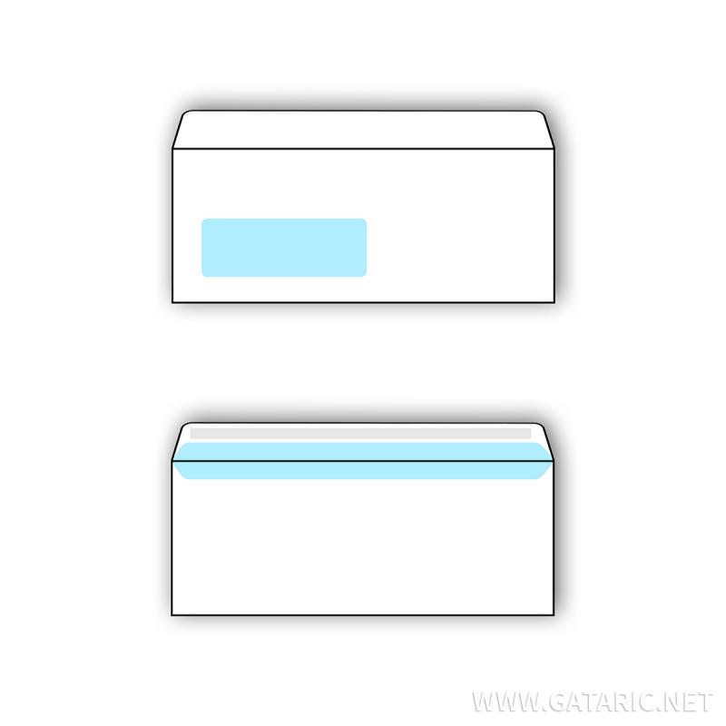 Envelopes American Left Window 23x11, 25/1