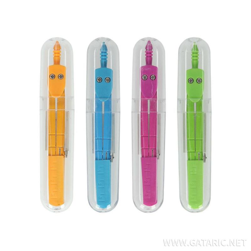 Compass, PVC tube, assorted