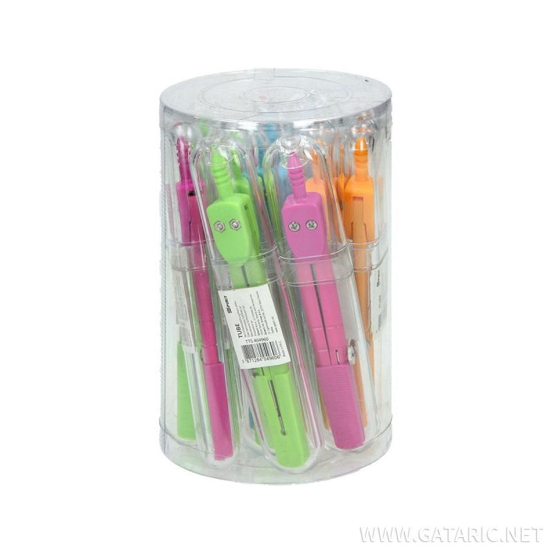 Compass, PVC tube, assorted