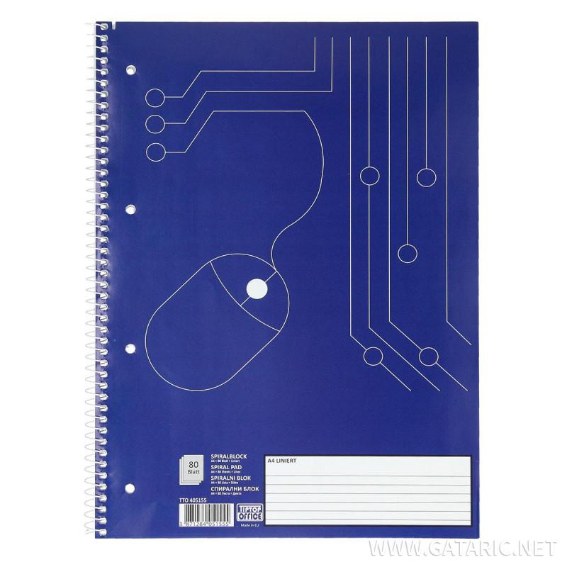 Spiral Notebook A4, Lines