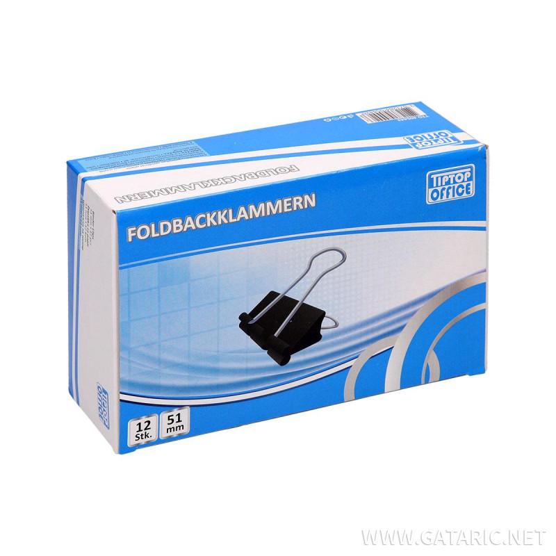 Binder Clips 51mm 12/1, Metal