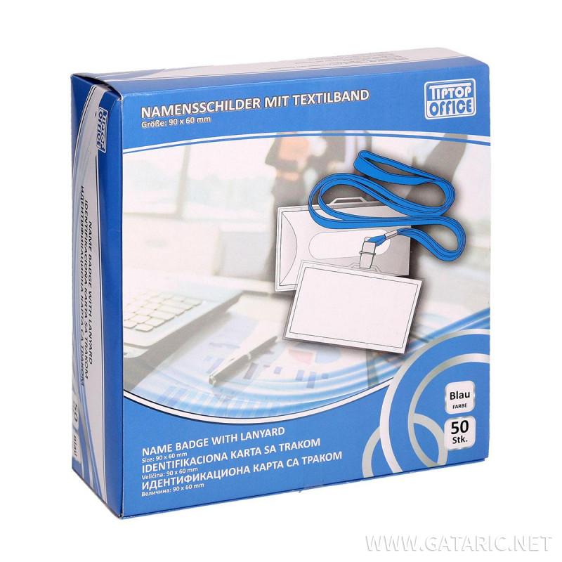 ID Card Holder With Silk Band, 90x60mm
