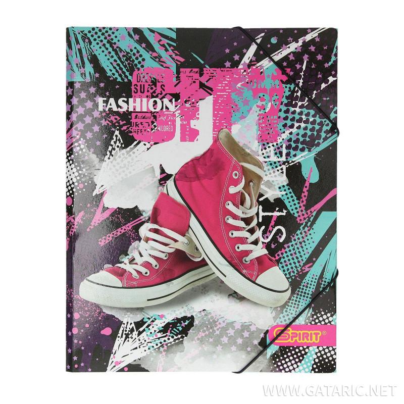 Elastic File ''City Style''A4, with 3 flaps