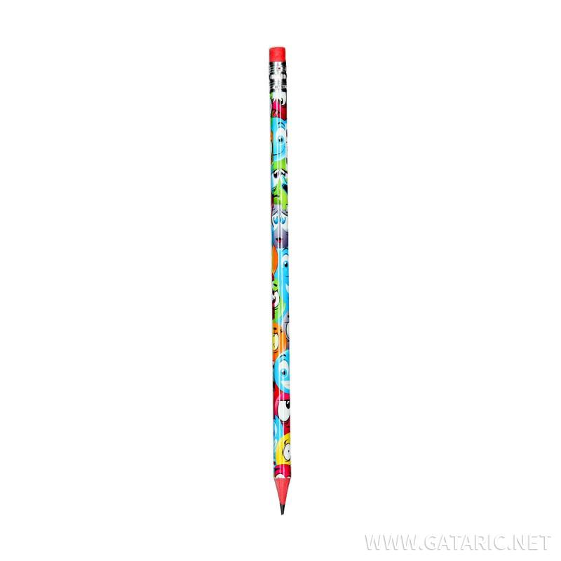Wooden pencil ''HAPPY''