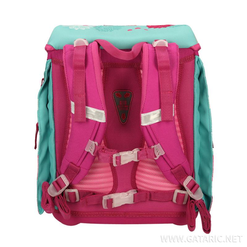 School bag set ''OWL'' Prolight 5-Pcs (LED buckle)