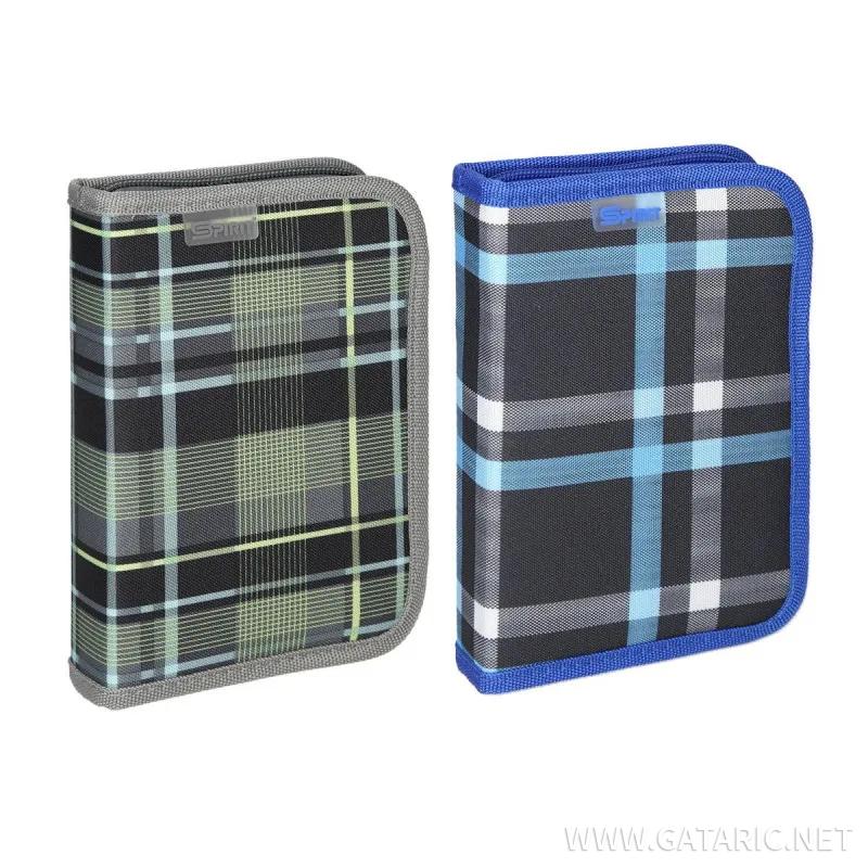 Pencil case ''STRIPES'' 1-Zipper, 2/1 (Assorted colours)