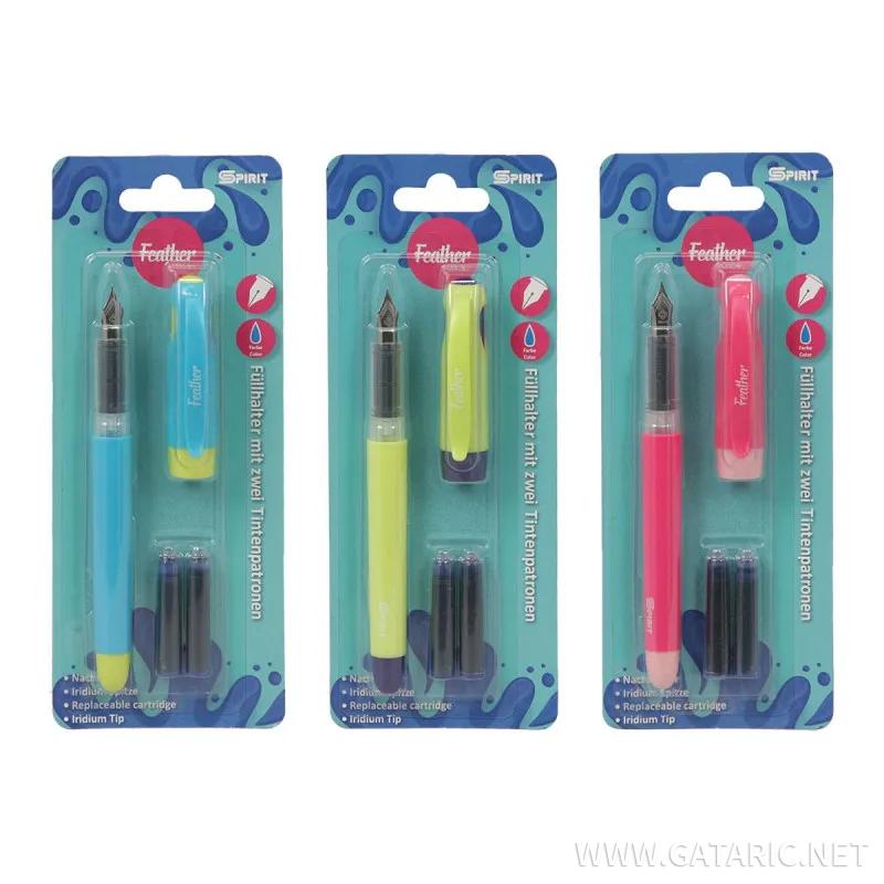 Naliv pero + 2 patrone ''Feather'', u blisteru 