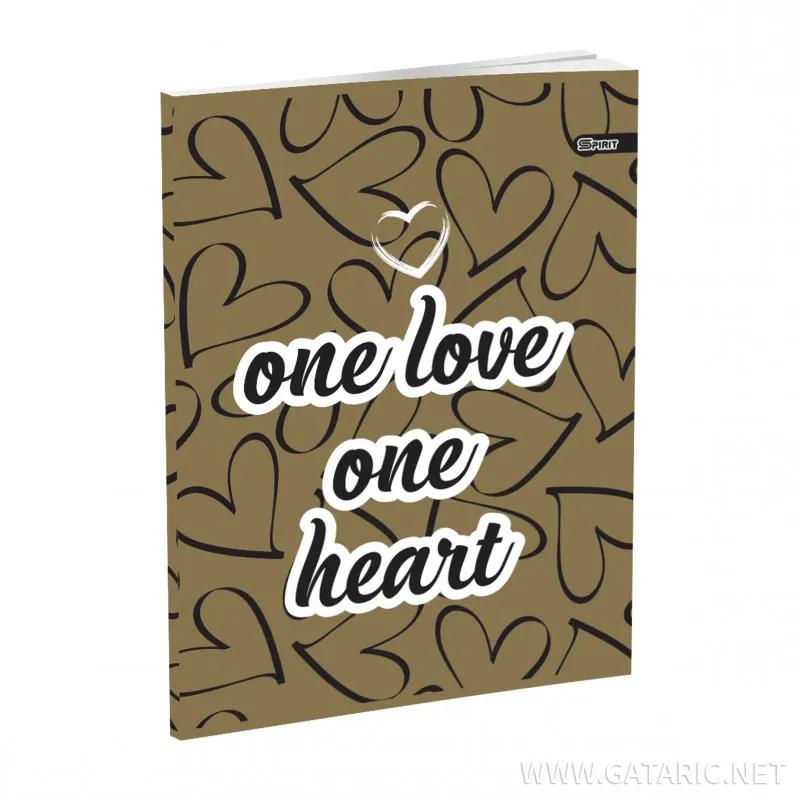 School notebook A5 ''Glitter'', soft covers, 52 sheet, lines