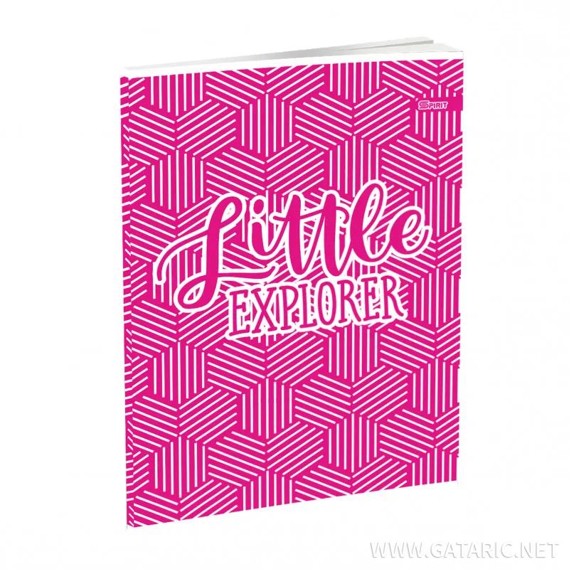School notebook A5 ''Glitter'', soft covers, 52 sheet, lines