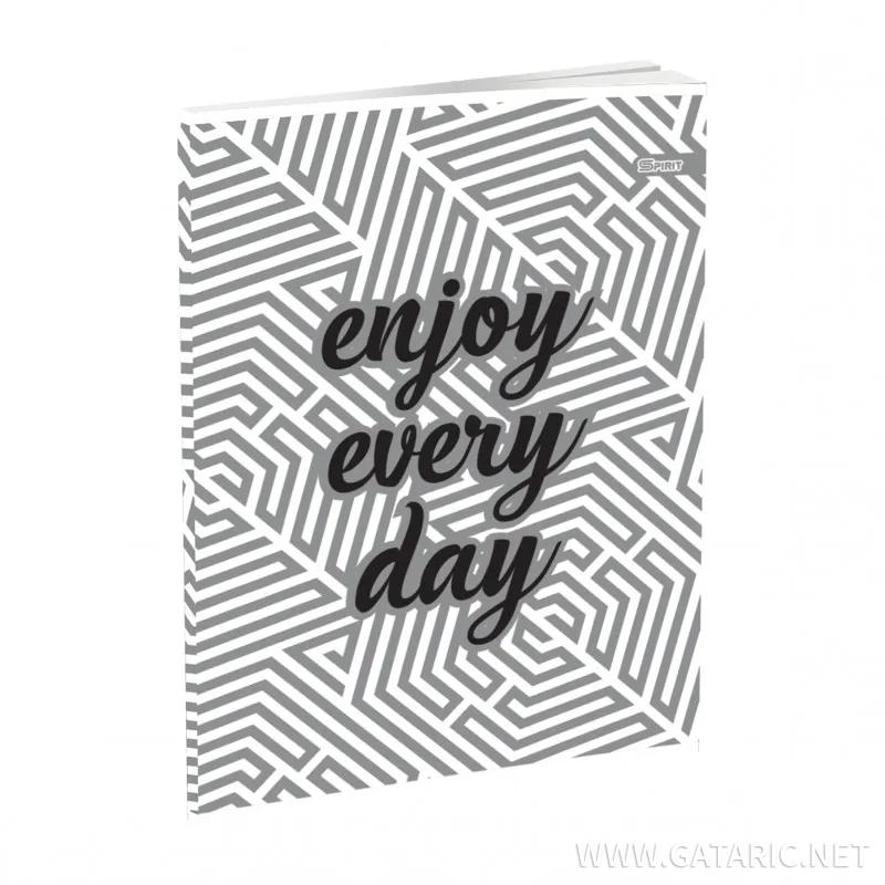 School notebook A5 ''Glitter'', soft covers, 52 sheet, lines