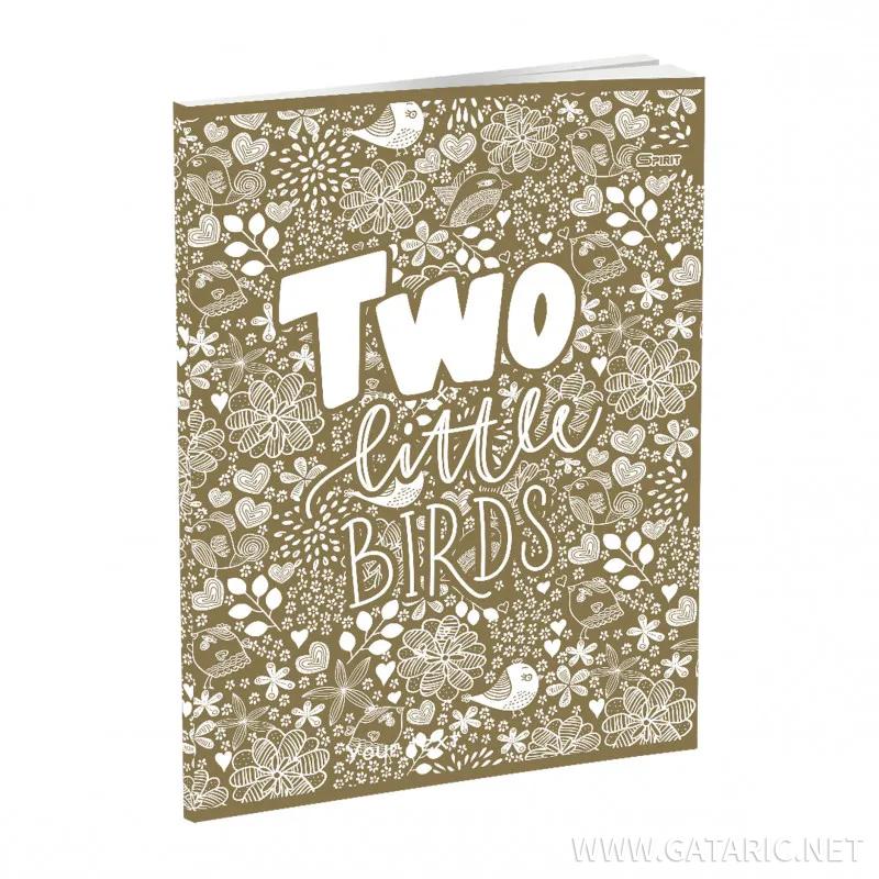 School notebook A5 ''Glitter'', soft covers, 52 sheet, lines