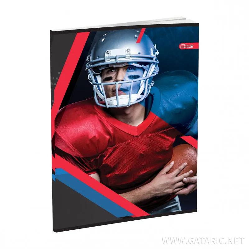 School notebook A5 ''Sport'', soft covers, 52 sheet, lines