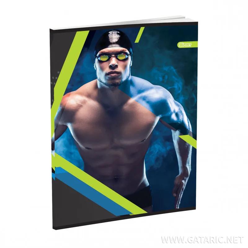 School notebook A5 ''Sport'', soft covers, 52 sheet, lines