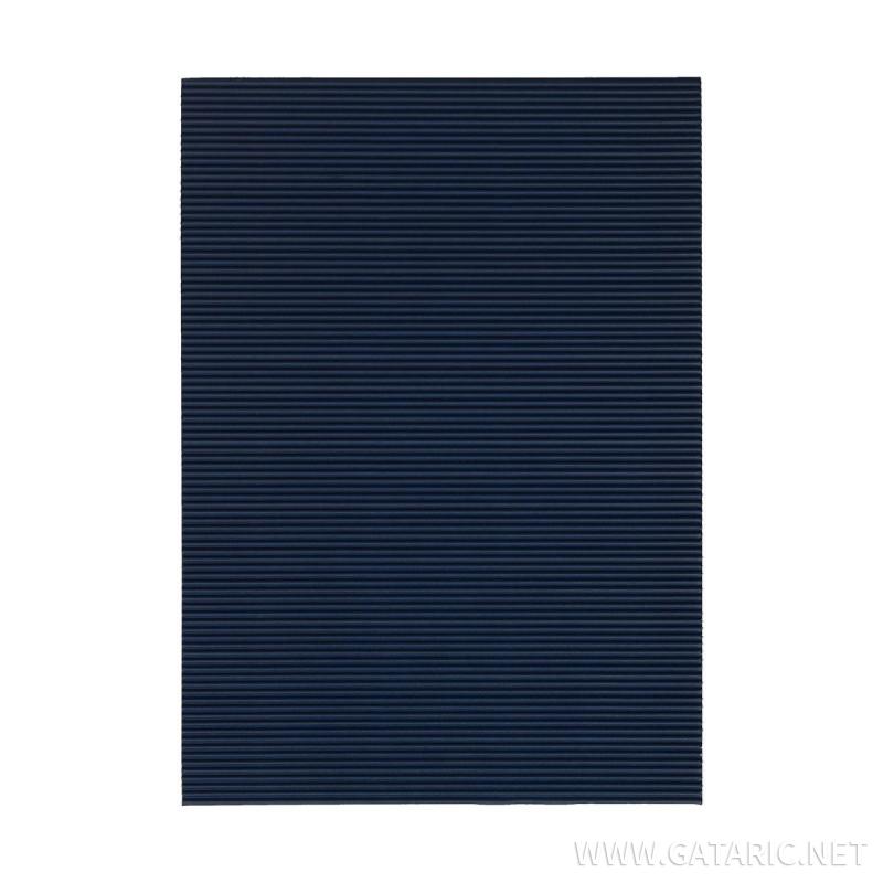 Corrugated paper, metallic blue