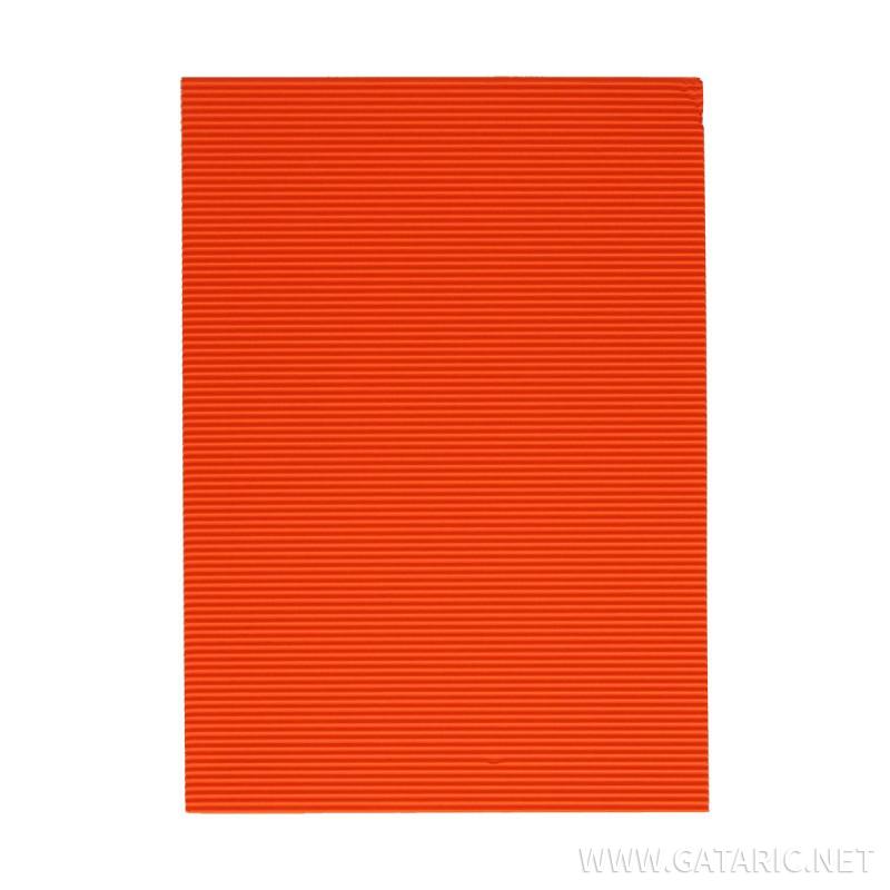 Corrugated paper, orange