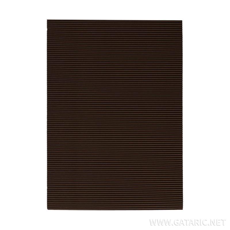 Corrugated paper, brown
