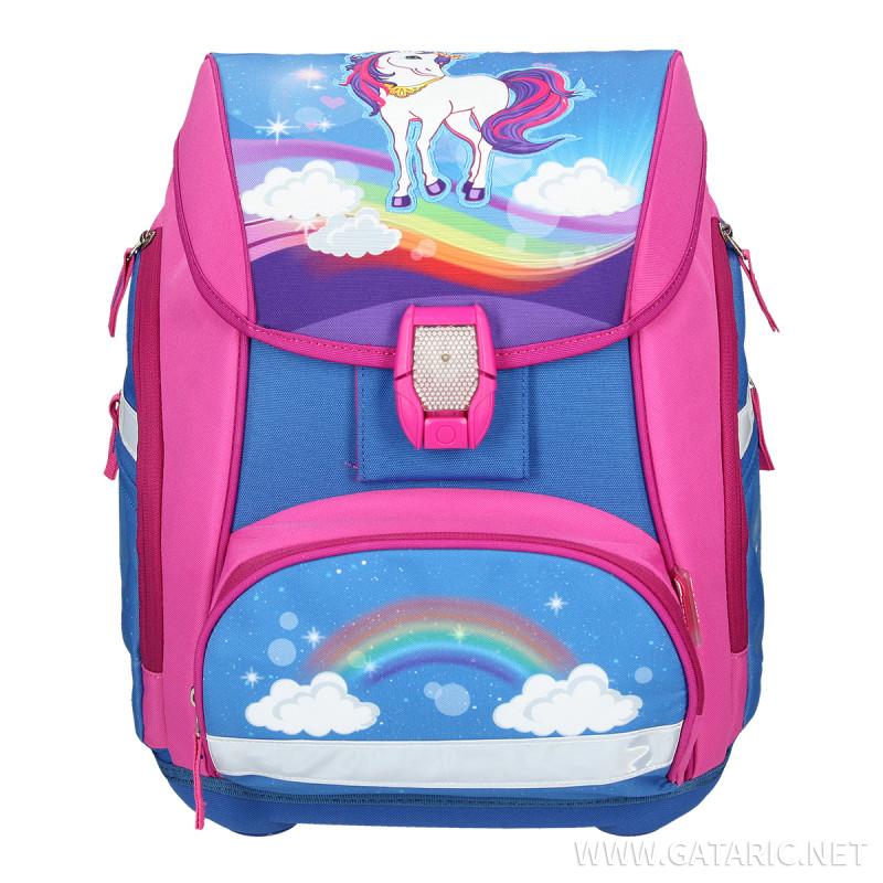 School bag set ''UNICORN'' Prolight 5-Pcs (LED buckle)