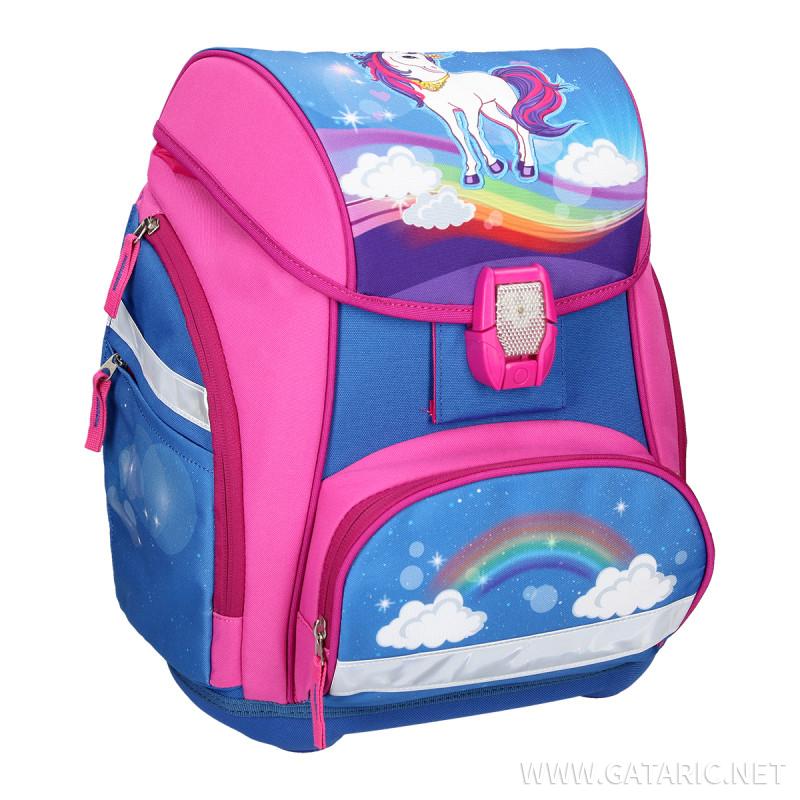 School bag set ''UNICORN'' Prolight 5-Pcs (LED buckle)