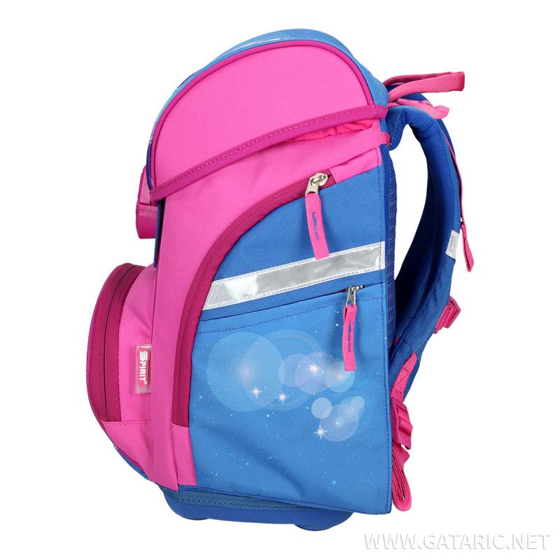 School bag set ''UNICORN'' Prolight 5-Pcs (LED buckle)