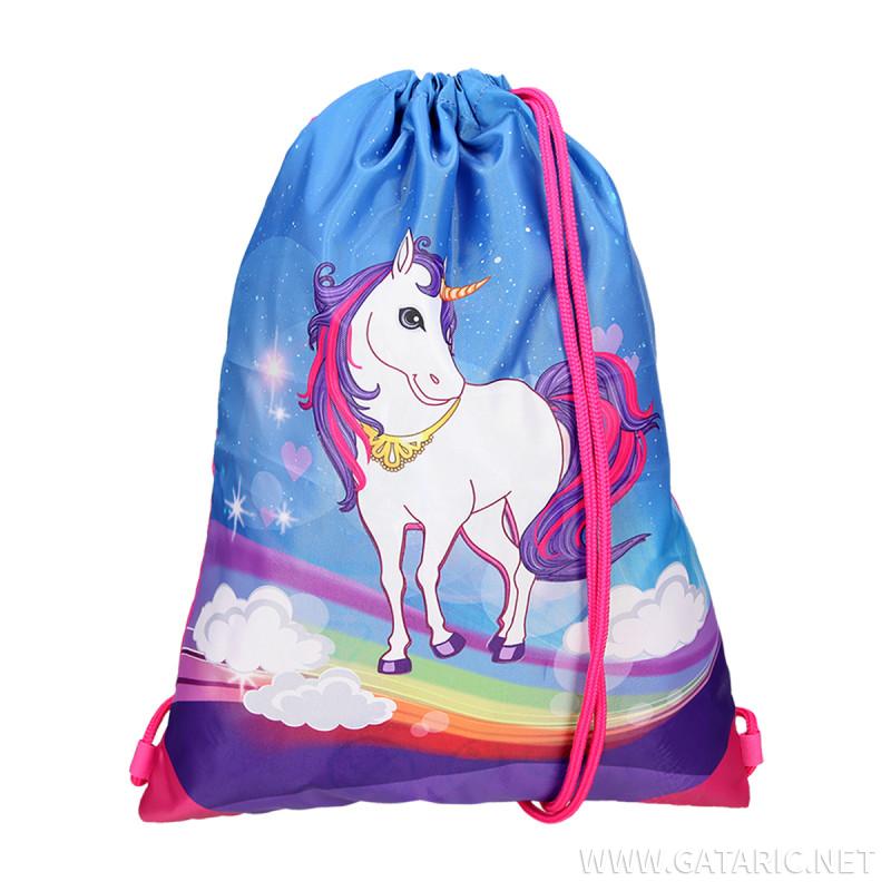 School bag set ''UNICORN'' Prolight 5-Pcs (LED buckle)