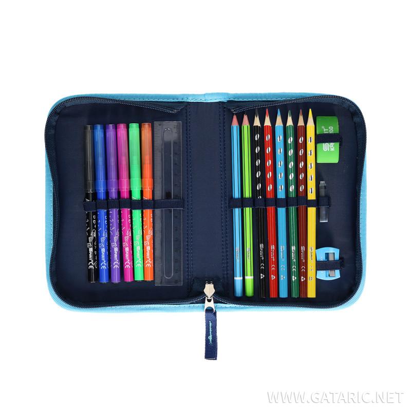 School bag set ''COSMO 06'' 6-Pcs (LED buckle)