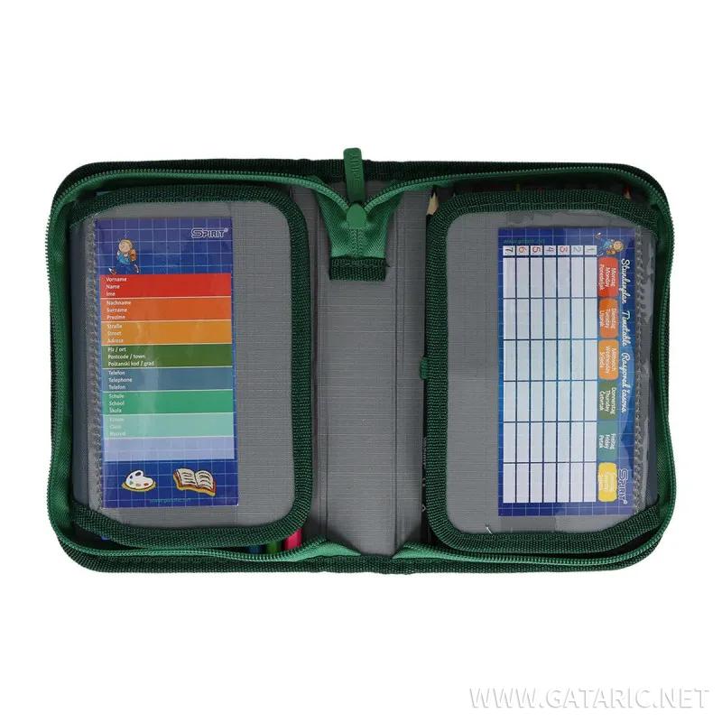 Pencil case ''T-REX'', 1-Zip, 28-pcs