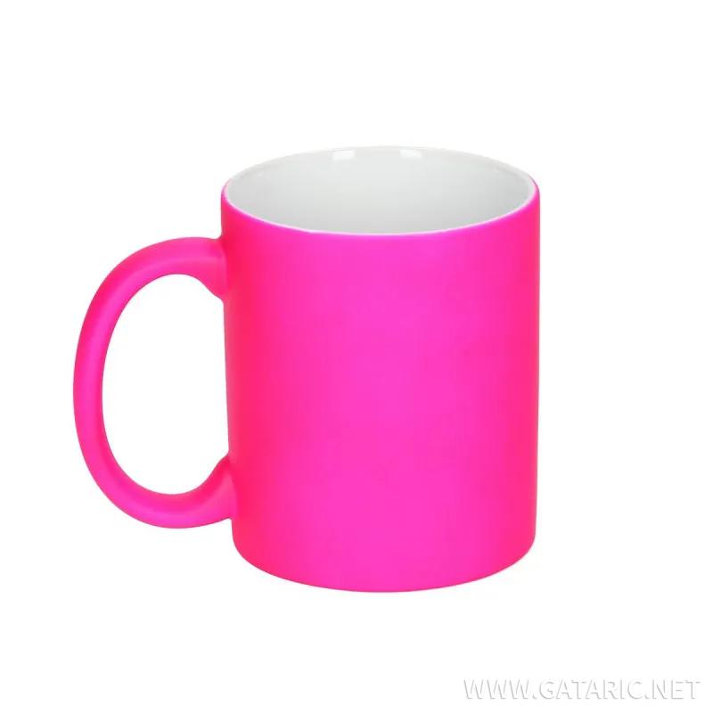 Ceramic Mug ''Neon Pink'' 
