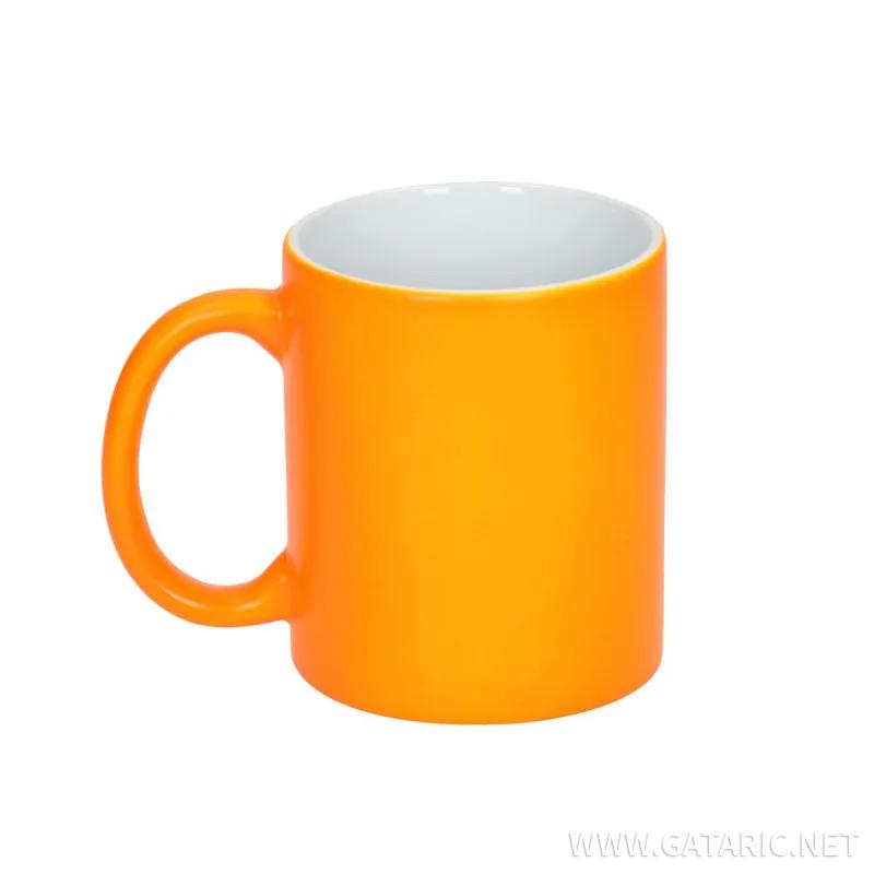 Ceramic Mug ''Neon Orange'' 
