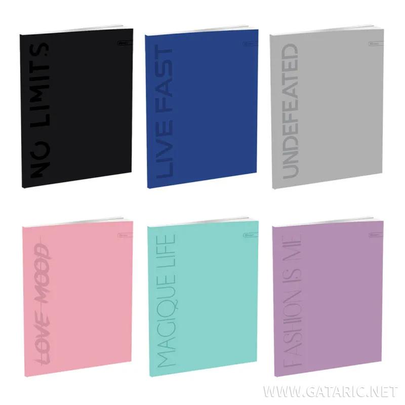 Notebook Premium A5 ''Classic'', soft covers, 52 sheets, squares