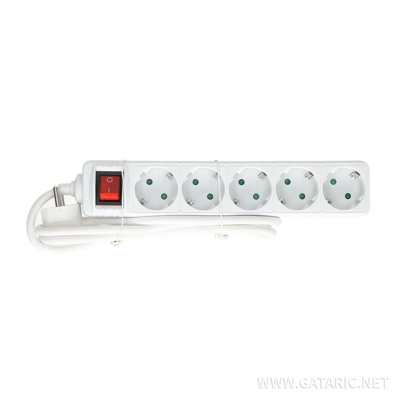 Exstension Cord 5-Socket, 3m