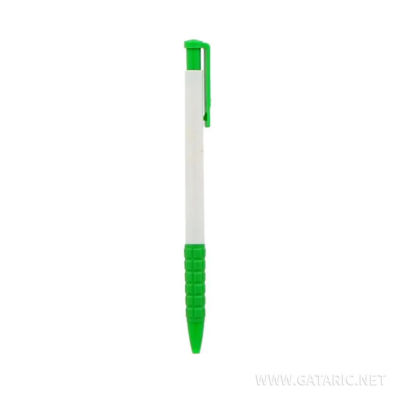 Hemijska olovka Smart, 0.7mm, Bela/Zelena 