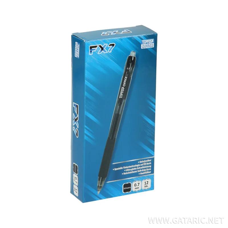 Gel Olovka ''FX7'' 1/1, 0.7m Crna 