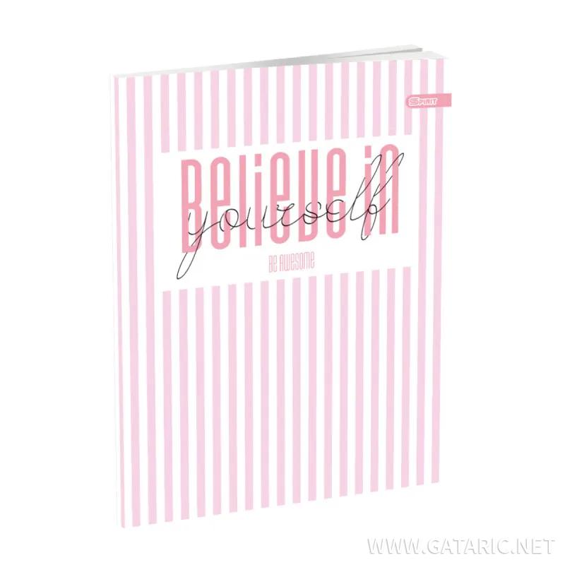 School Notebook A5, Soft cover, Lines, Quotes II, 52 Sheets 