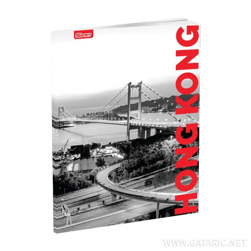 School Notebook A5, Soft cover, Lines, Cities, 52 Sheets