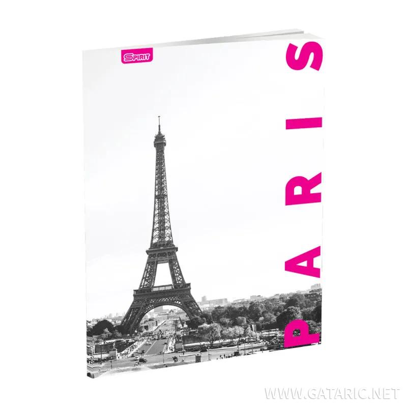 School Notebook A5, Soft cover, Lines, Cities, 52 Sheets