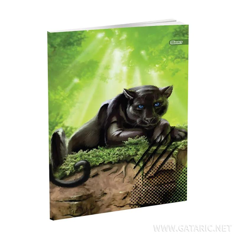Schulheft A5, Softcover-Umschlag, Animals, 52 Blatt 