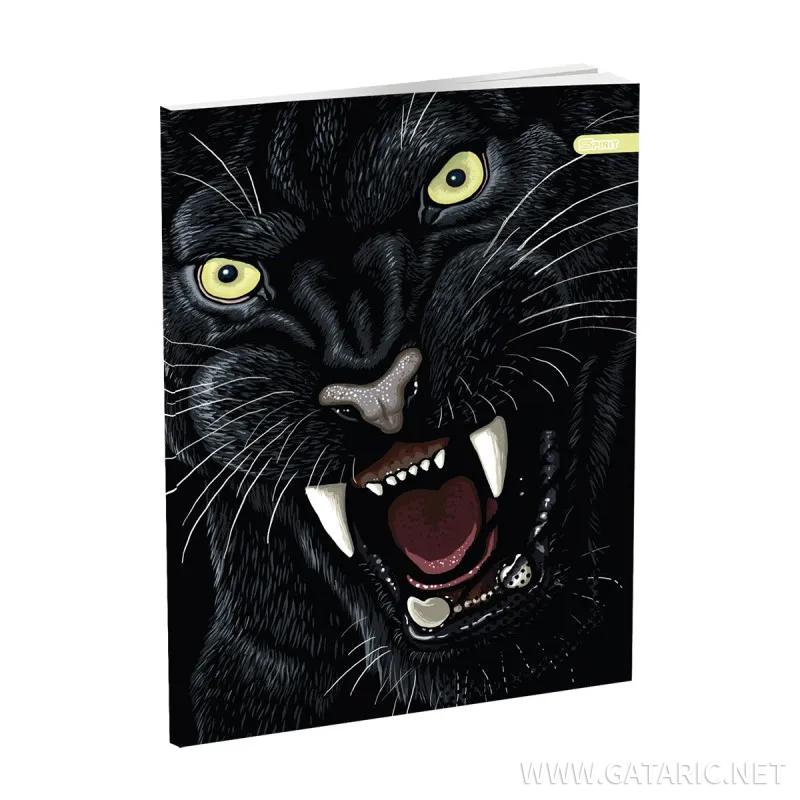 Schulheft A5, Softcover-Umschlag, Animals, 52 Blatt 