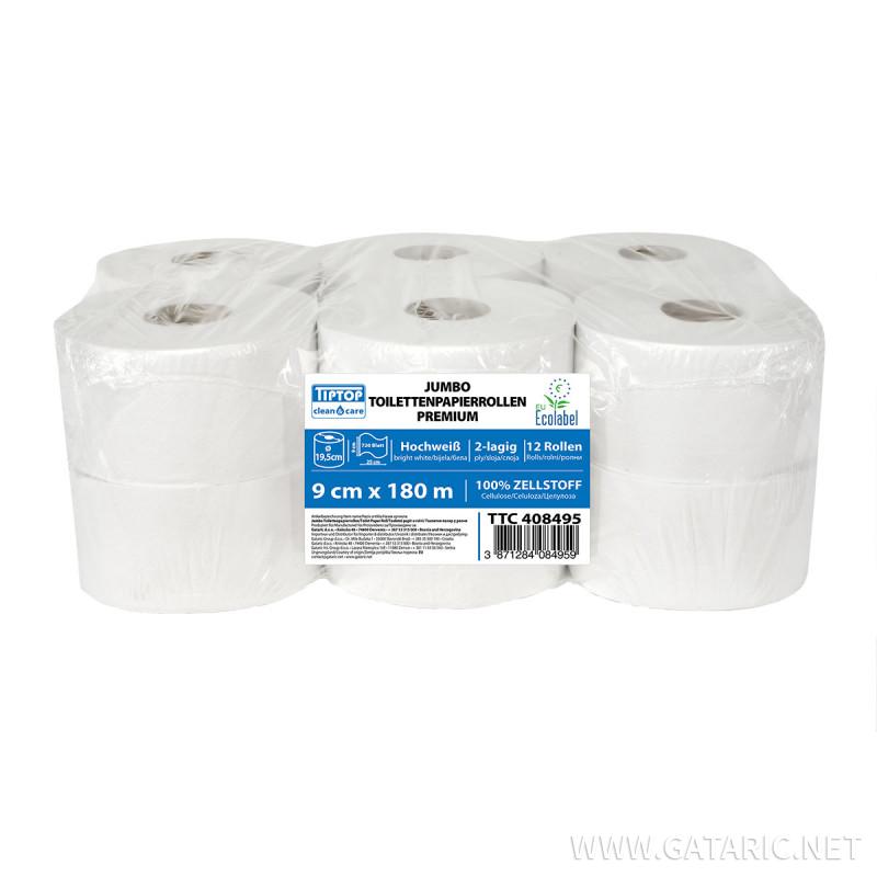 Jumbo toilet paper in rolls 180m