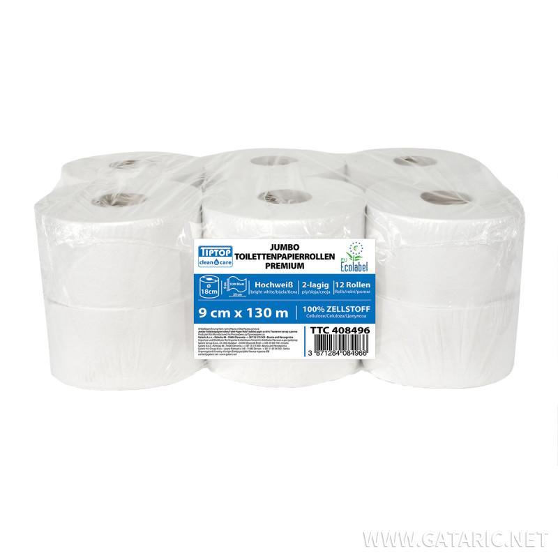 Jumbo toilet paper in rolls 130m