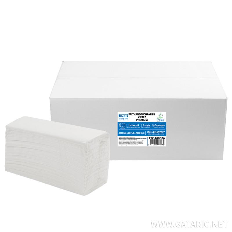 Towel paper V-fold 2-Layer