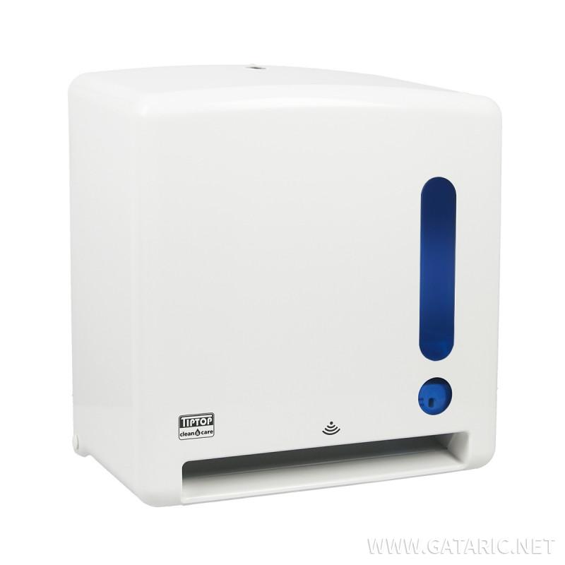 Towel dispenser with sensor