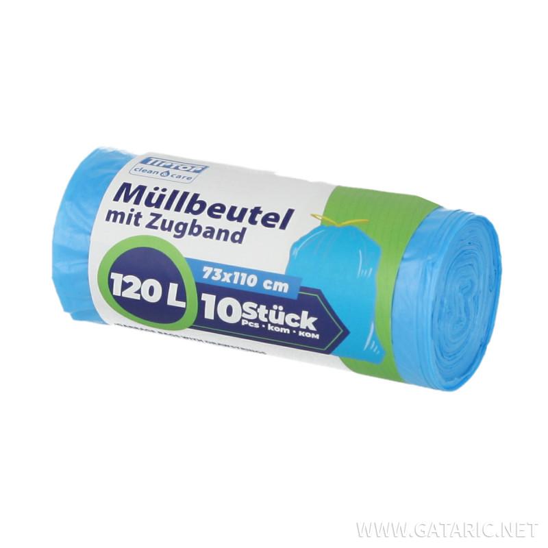 Garbage bag 120L, with drawsting 10/1