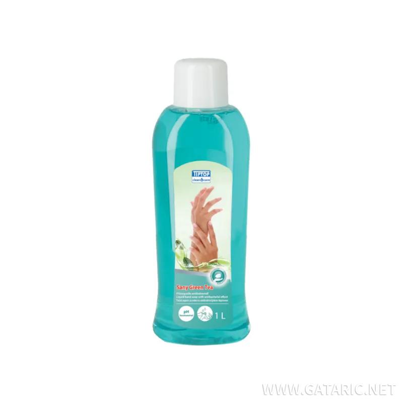 Liquid hand soap with antibacterial effect Sany Green Tea 1L