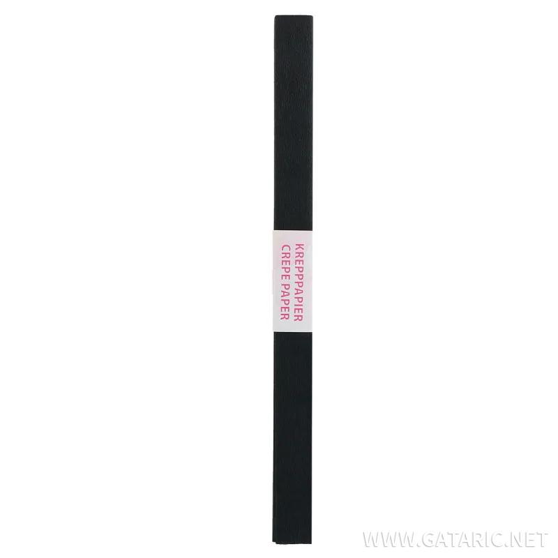 Krep papir 200x50cm Crna 
