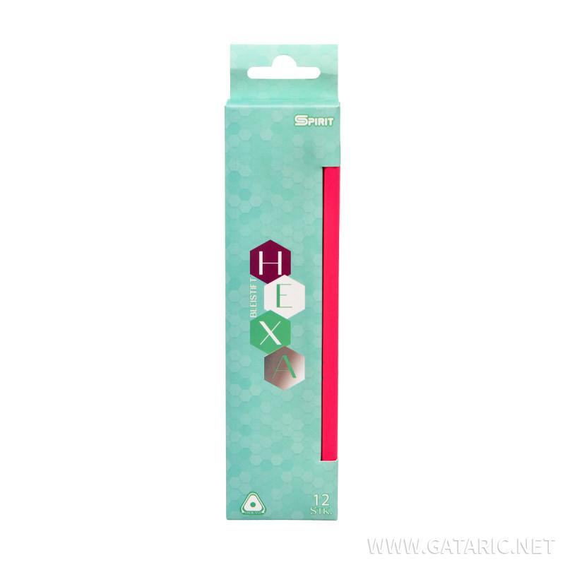 Wooden Pencils ''HEXA'', 12/1