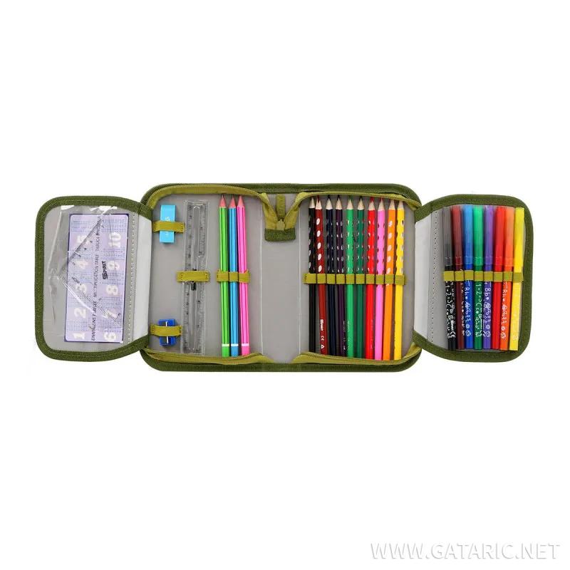 Pencil case ''ARMY'', 1-Zipper 
