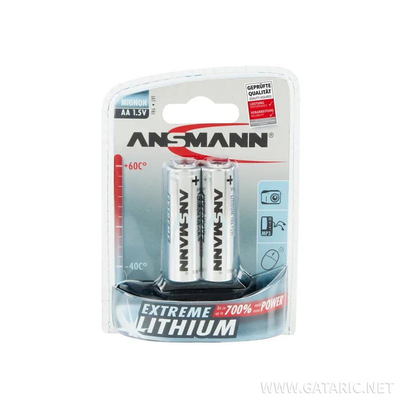 Baterija LR06 Litijum 2/1 