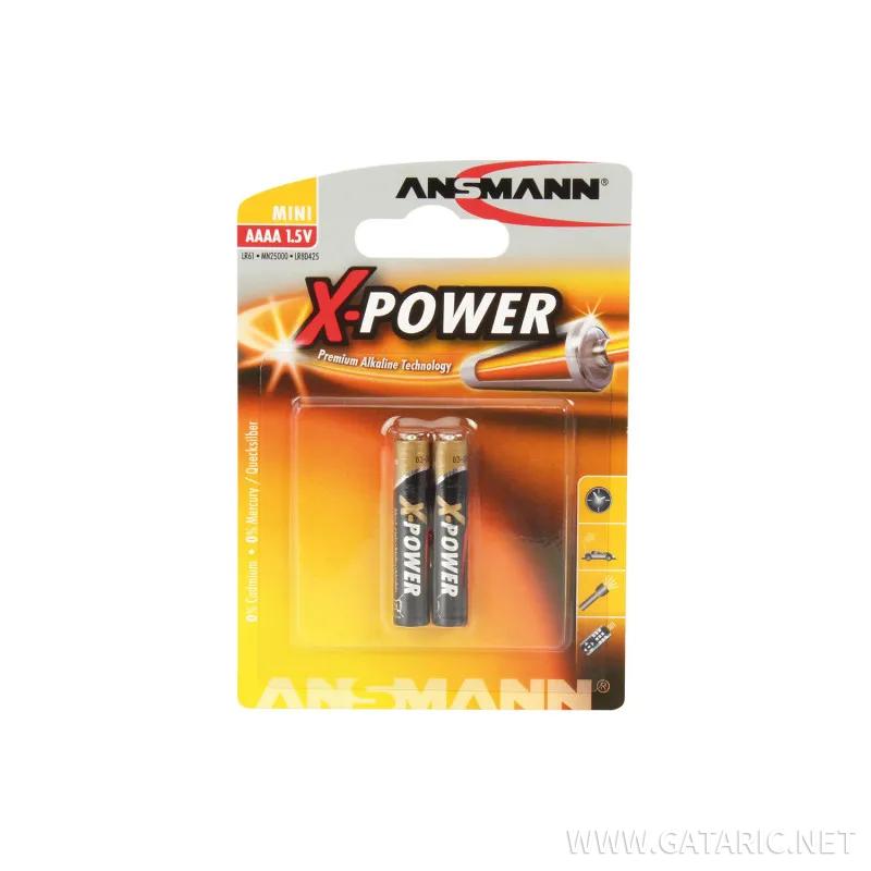 Battery LR08 AAAA 2/1 X-Power 1.5V 