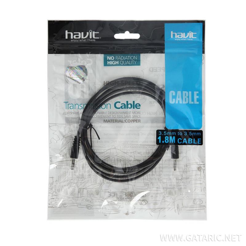 Audio cable ''DVI/DVI'', 1.8m, 3.5/3.5mm