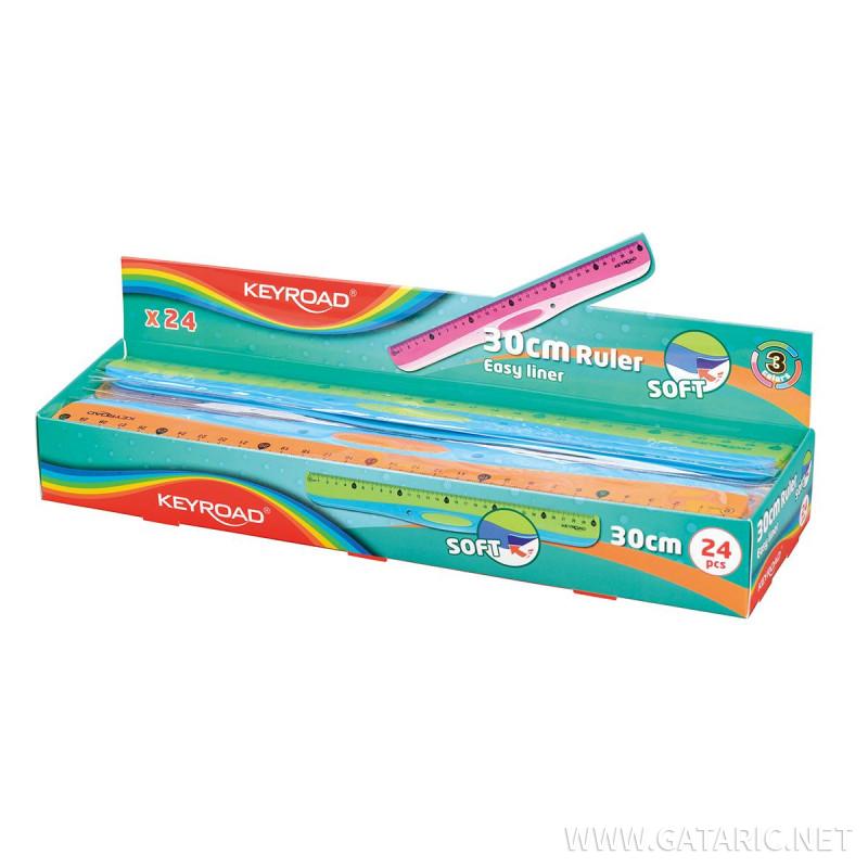 Ruler ''Soft'' 30cm, OPP Bag